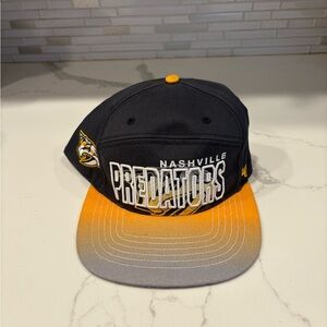 Nashville Predators Navy and Yellow SnapBack Hat